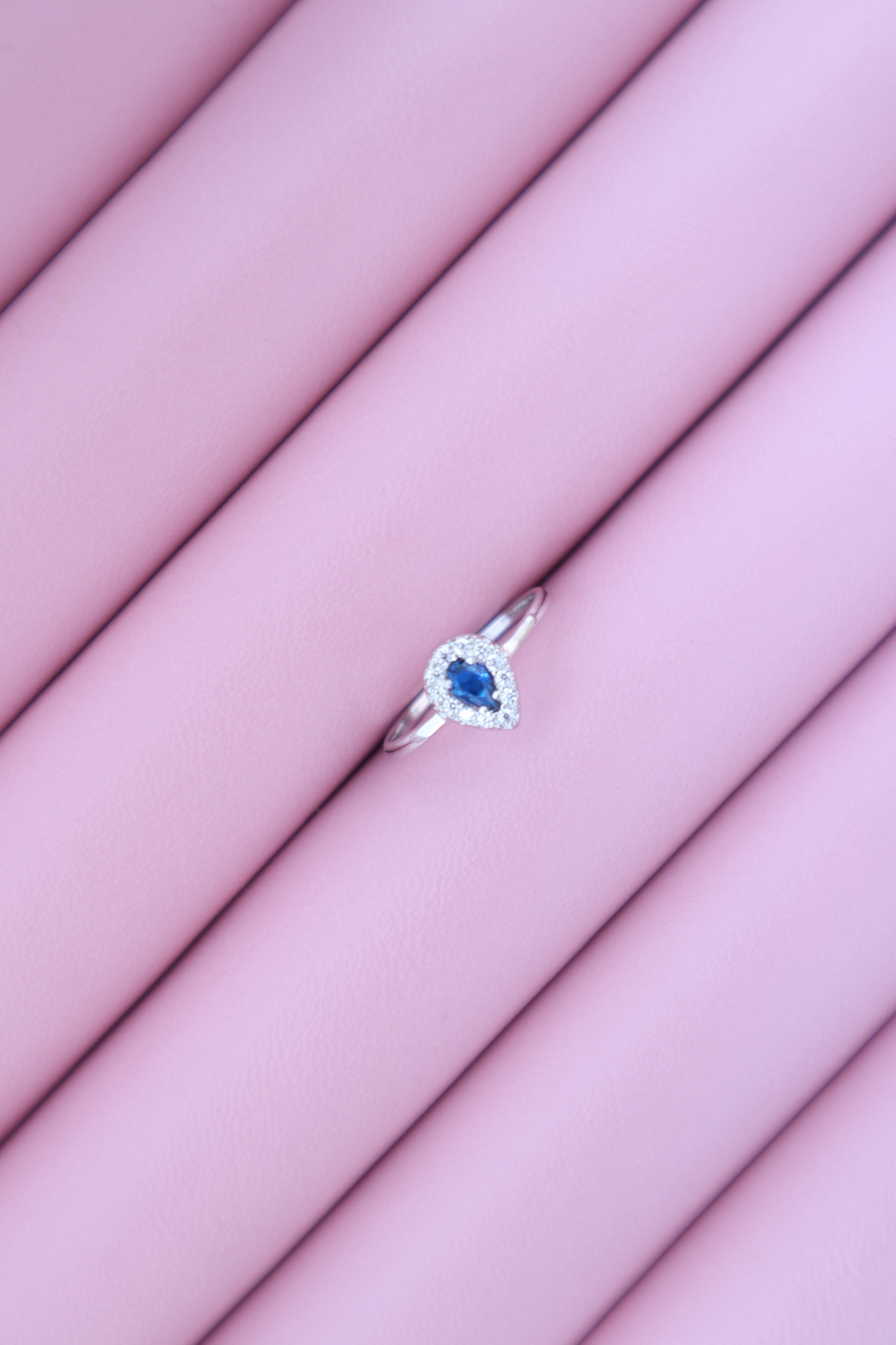 Blue Drop Ring